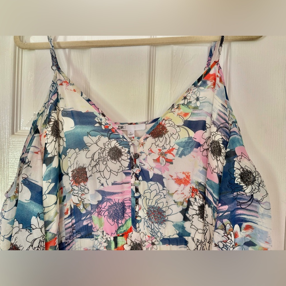 Dr2 Daniel Rainn Patchwork Floral Print Sleeveles… - image 4